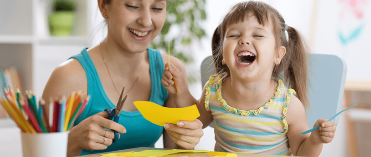 Activité avec les enfants pendant les confinement